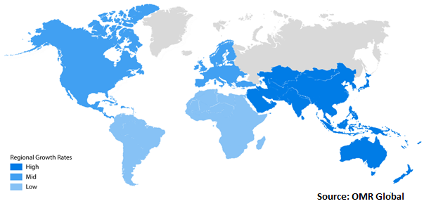  Global Military Drones Market Share by Region