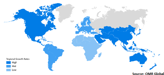  Global Smart Ports Market Share by region 