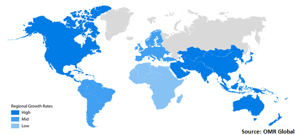  Global Peripheral Neuropathy Treatment Market Share by region 