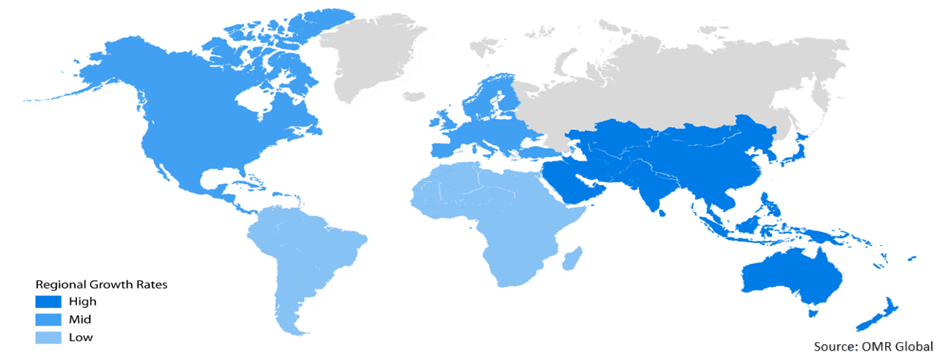 Global Industrial Safety Market Growth by Region” title=