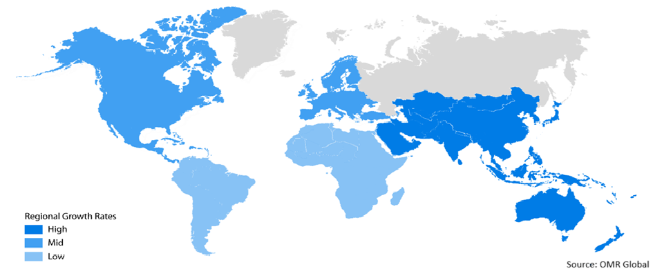 Global Unmanned Surface Vehicle  Market Growth, by Region