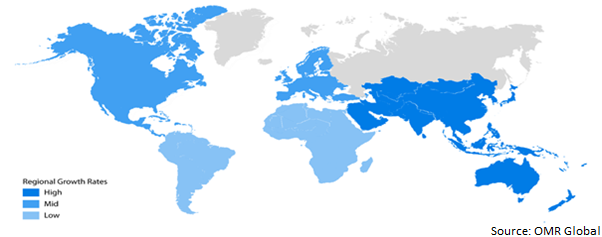 global biomedical textiles market growth, by region