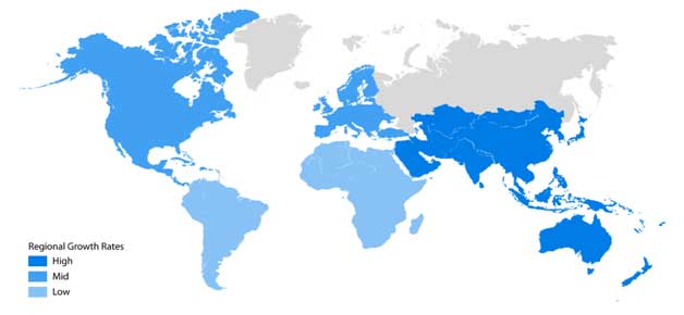 Carotenoids Market Growth by Region