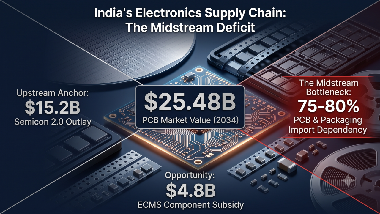 The Semiconductor Illusion: Why the Real Billions in India’s Tech Boom Are Hidden in the Midstream